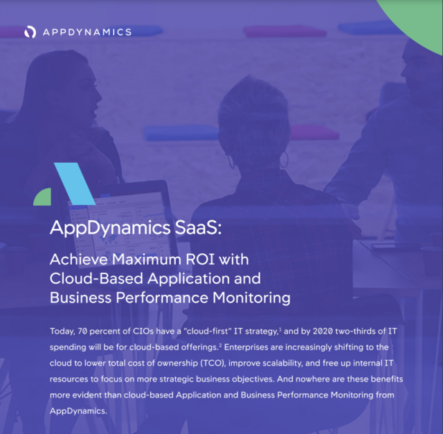 AppDynamics Saas One-Sheet Image