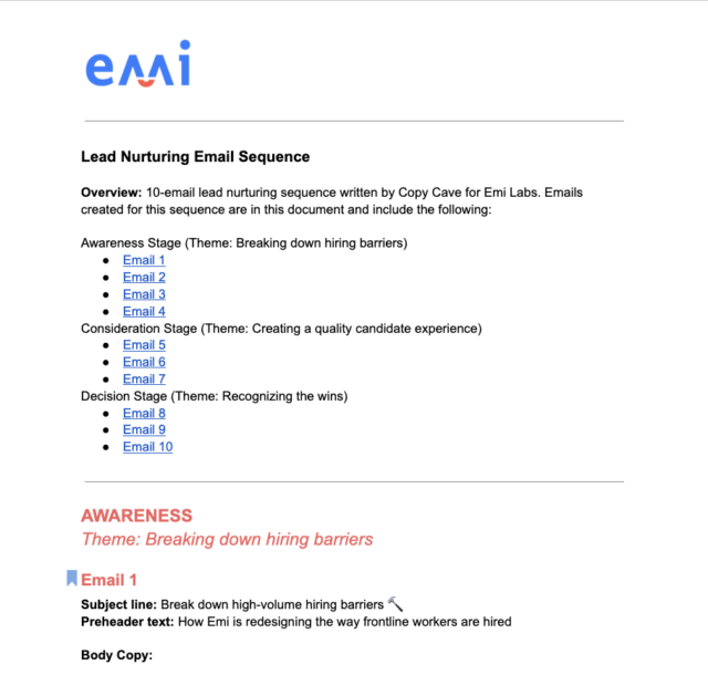 Emi Labs_Lead Sequence Image